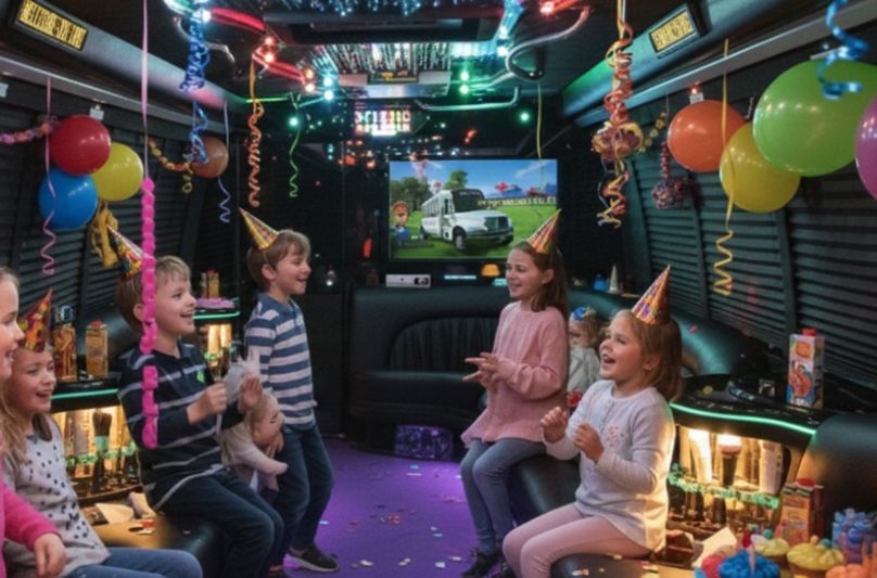 affordable kids party bus service