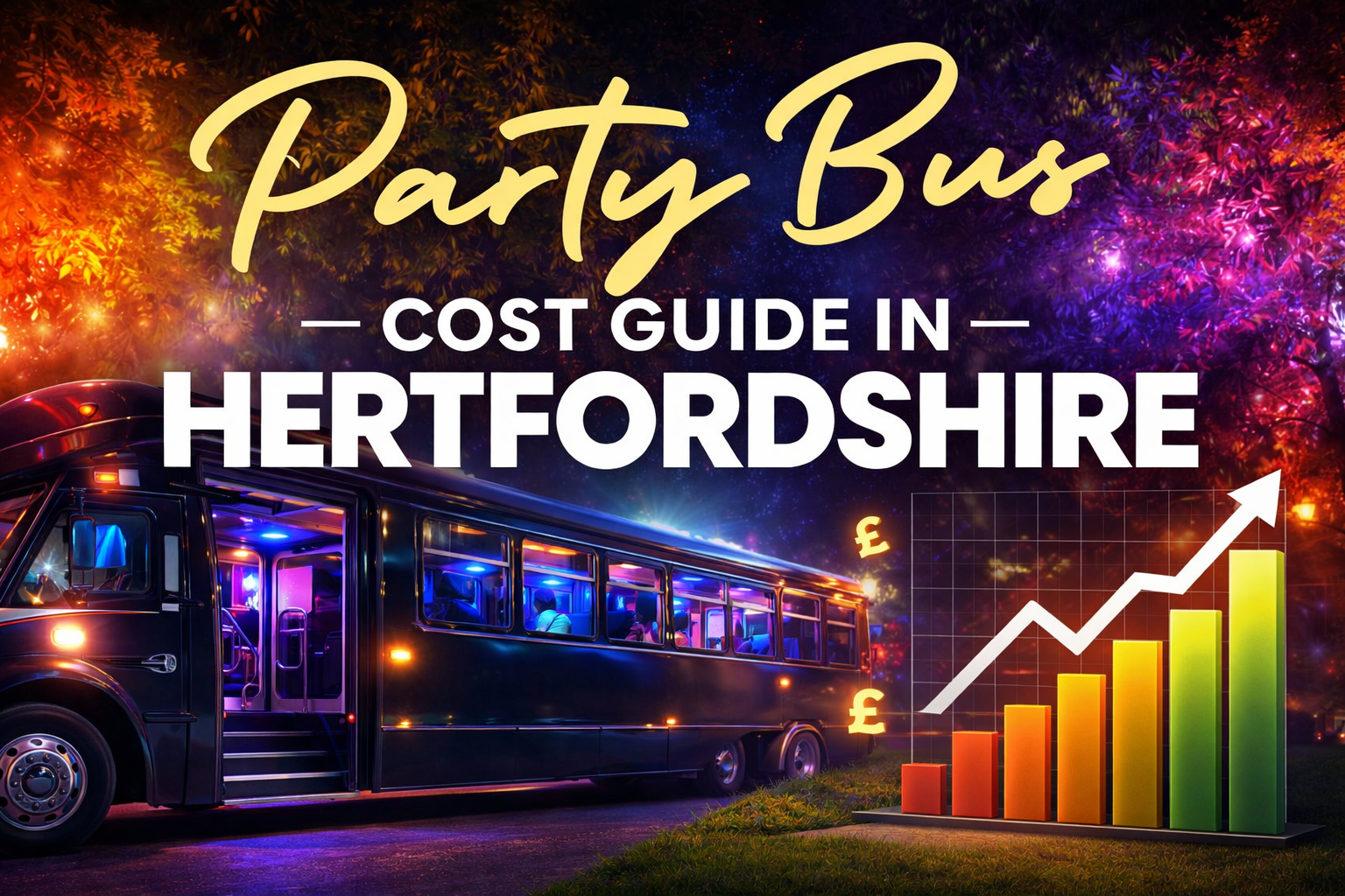 Party Bus Cost Guide in Hertfordshire